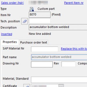 BOM Creator tabel 3