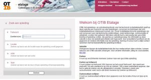 Screenshot OTIB Etalage