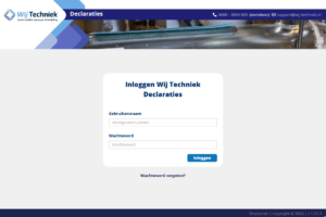 Wij Techniek Declaratiesysteem